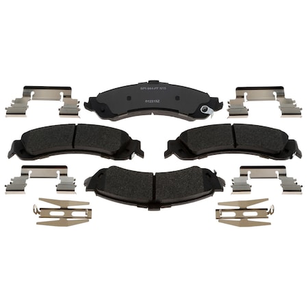 R/M Brakes BRAKE PADS OEM OE Replacement Metallic Includes Mounting Hardware MGD834MH